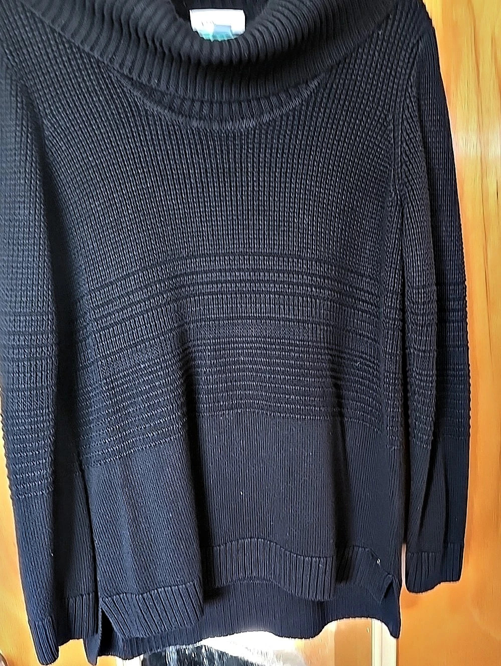 Calvin Klein Black Knit Sweater Size Medium
